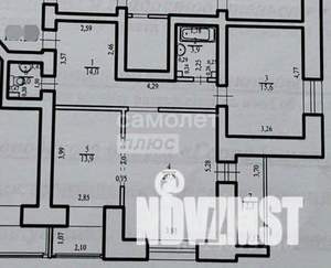 2-к квартира, вторичка, 70м2, 8/8 этаж