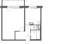 1-к квартира, вторичка, 32м2, 5/5 этаж