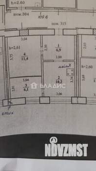 2-к квартира, вторичка, 35м2, 3/5 этаж