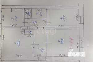 3-к квартира, вторичка, 77м2, 1/2 этаж