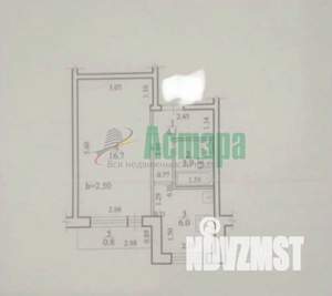 1-к квартира, вторичка, 30м2, 2/5 этаж