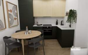 1-к квартира, строящийся дом, 47м2, 9/10 этаж