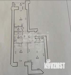 2-к квартира, вторичка, 65м2, 2/9 этаж