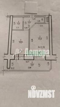 1-к квартира, вторичка, 38м2, 1/5 этаж