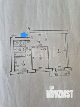 2-к квартира, вторичка, 42м2, 4/5 этаж