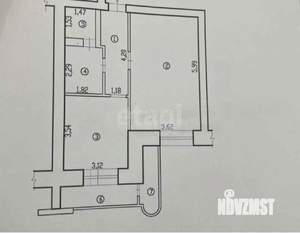 1-к квартира, вторичка, 46м2, 5/11 этаж