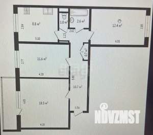 3-к квартира, вторичка, 67м2, 7/10 этаж