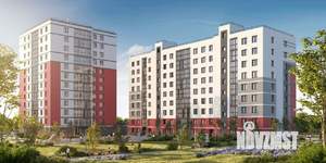 3-к квартира, строящийся дом, 66м2, 2/9 этаж