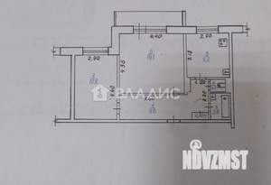 2-к квартира, вторичка, 55м2, 10/10 этаж
