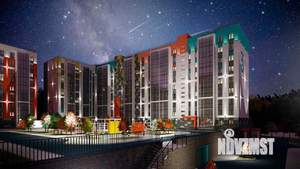 2-к квартира, строящийся дом, 43м2, 6/9 этаж