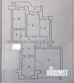 4-к квартира, вторичка, 132м2, 5/7 этаж