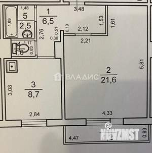 1-к квартира, вторичка, 40м2, 5/10 этаж
