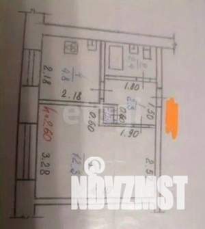 1-к квартира, вторичка, 22м2, 4/5 этаж