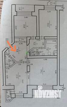 3-к квартира, вторичка, 105м2, 2/5 этаж