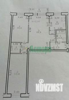 3-к квартира, вторичка, 65м2, 3/5 этаж