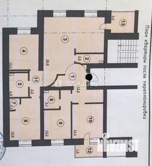 4-к квартира, вторичка, 124м2, 11/12 этаж