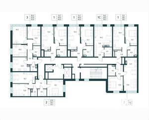 2-к квартира, вторичка, 55м2, 5/18 этаж