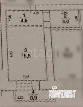 Студия квартира, вторичка, 24м2, 8/17 этаж