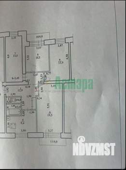 4-к квартира, вторичка, 85м2, 3/4 этаж
