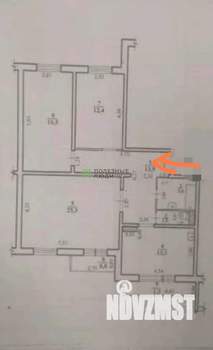 3-к квартира, вторичка, 85м2, 6/9 этаж