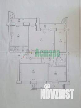 4-к квартира, вторичка, 124м2, 8/10 этаж