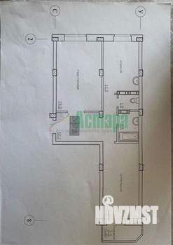 2-к квартира, вторичка, 67м2, 6/12 этаж