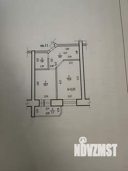 1-к квартира, вторичка, 44м2, 2/5 этаж