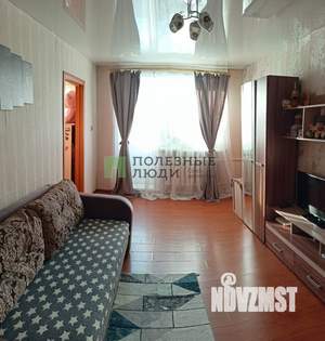 3-к квартира, вторичка, 57м2, 2/2 этаж