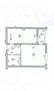 1-к квартира, вторичка, 42м2, 8/10 этаж