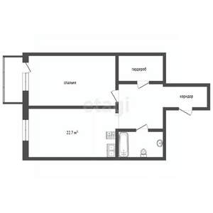 2-к квартира, вторичка, 56м2, 2/16 этаж