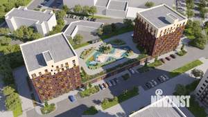 1-к квартира, строящийся дом, 44м2, 9/9 этаж