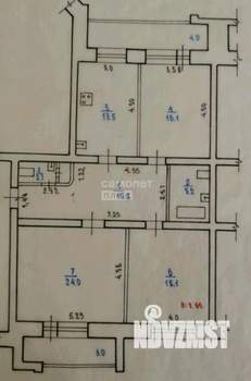 3-к квартира, вторичка, 95м2, 2/5 этаж