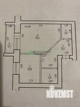 1-к квартира, вторичка, 44м2, 4/9 этаж