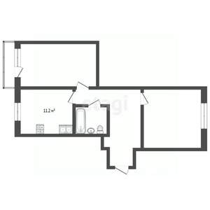 2-к квартира, вторичка, 60м2, 2/16 этаж