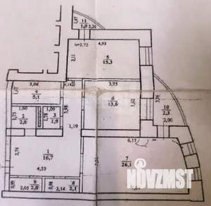 3-к квартира, вторичка, 86м2, 10/15 этаж