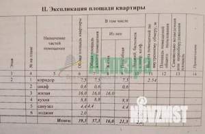 1-к квартира, вторичка, 39м2, 2/3 этаж