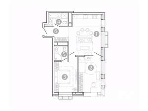 3-к квартира, вторичка, 64м2, 9/15 этаж
