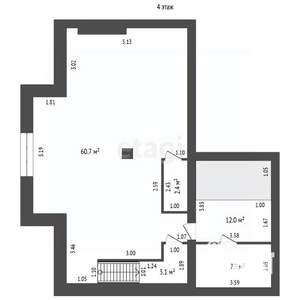 5-к квартира, вторичка, 322м2, 3/4 этаж