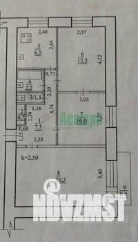 3-к квартира, вторичка, 61м2, 7/9 этаж