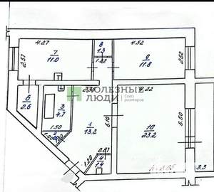 2-к квартира, вторичка, 70м2, 8/9 этаж