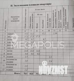 3-к квартира, вторичка, 79м2, 8/10 этаж