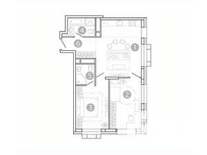3-к квартира, вторичка, 64м2, 3/15 этаж