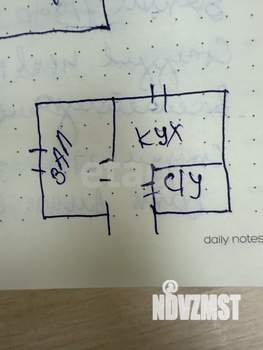 1-к квартира, вторичка, 31м2, 2/5 этаж