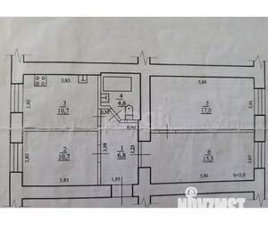3-к квартира, вторичка, 65м2, 4/5 этаж