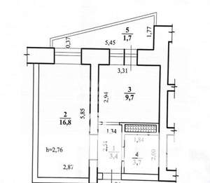 1-к квартира, вторичка, 35м2, 15/16 этаж
