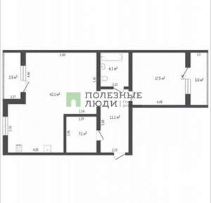 2-к квартира, вторичка, 84м2, 9/13 этаж