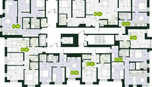 1-к квартира, вторичка, 29м2, 1/17 этаж