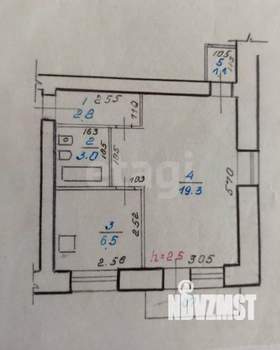 1-к квартира, вторичка, 33м2, 2/3 этаж