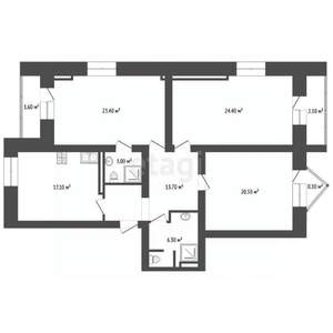 3-к квартира, вторичка, 112м2, 10/12 этаж