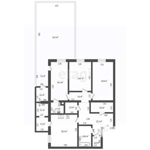 3-к квартира, вторичка, 138м2, 2/15 этаж